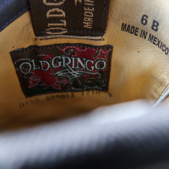 Old Gringo Boots Womens 6 Moto Western Queentia Short Leather Stud Biker Pull On - Picture 15 of 16